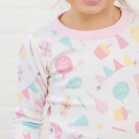 Time to Celebrate Long Pajamas - Pink