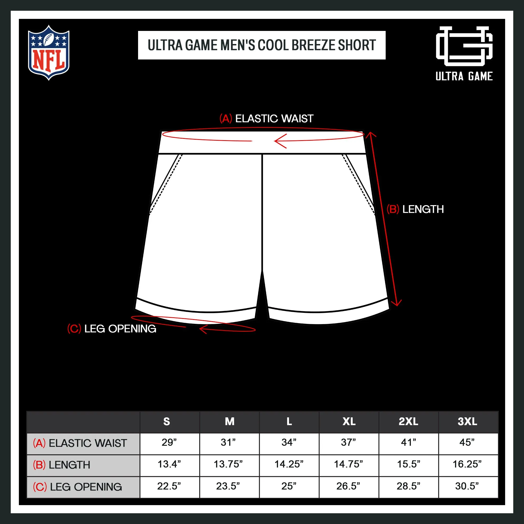 Ultra Game Men's NFL Official Super Soft Soft Mesh Active Training Shorts - Unisex, Miami Dolphins|Miami Dolphins
