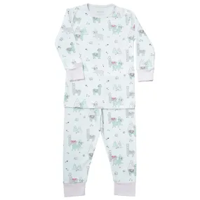White Llamas 2 pc PJ