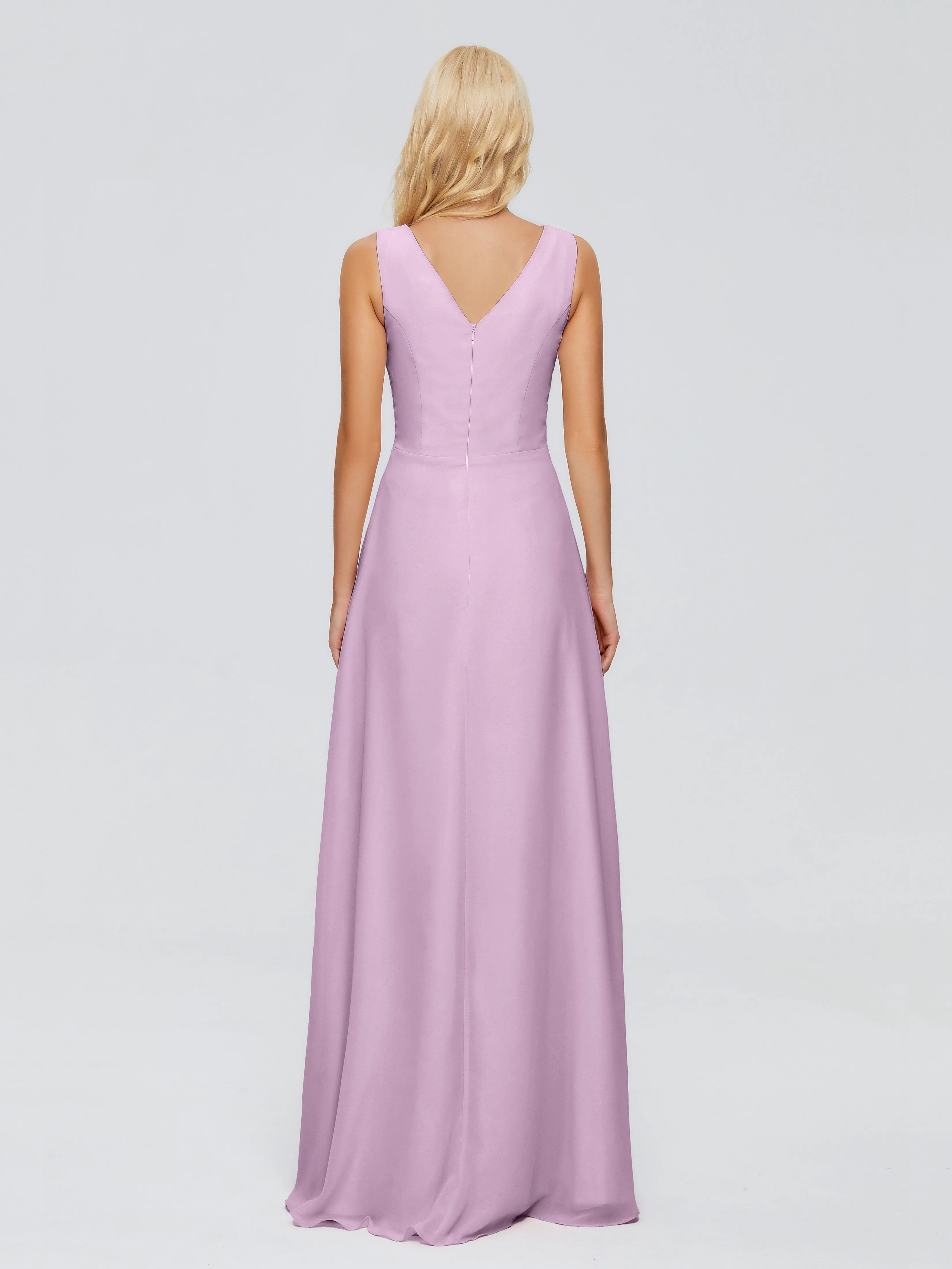 Wisteria Bridesmaid Dresses Uk Maria Modern Sheath V Neck Chiffon Bridesmaid Dresses