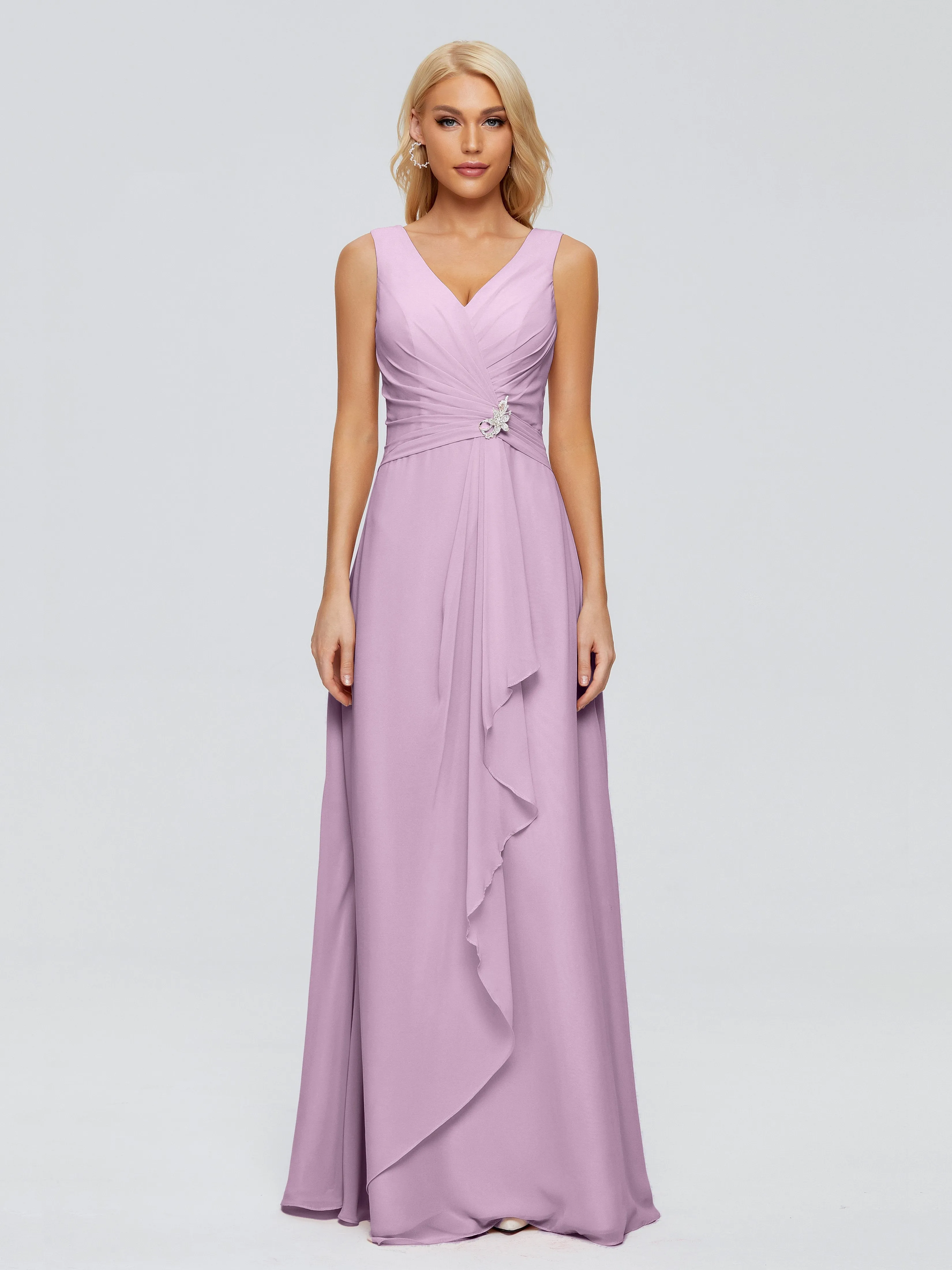Wisteria Bridesmaid Dresses Uk Maria Modern Sheath V Neck Chiffon Bridesmaid Dresses