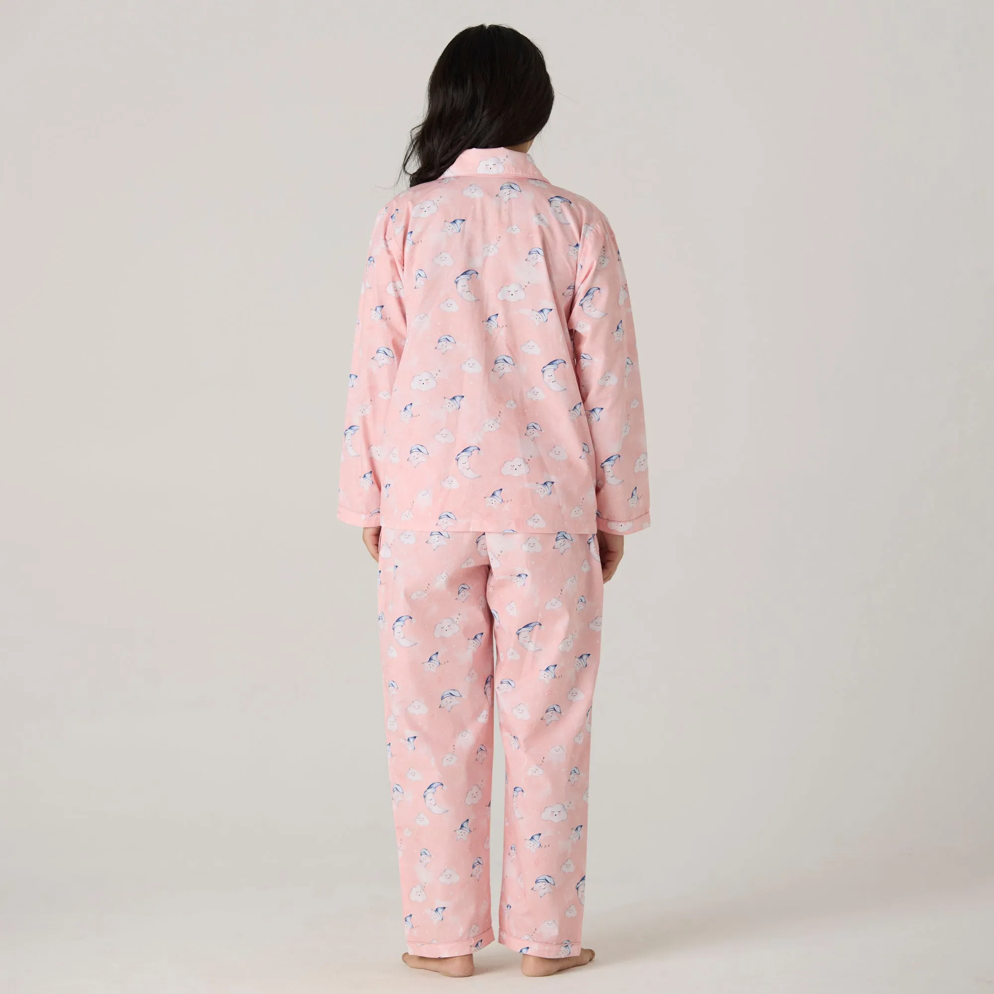 Women Organic Celestial Pink Pajama Set