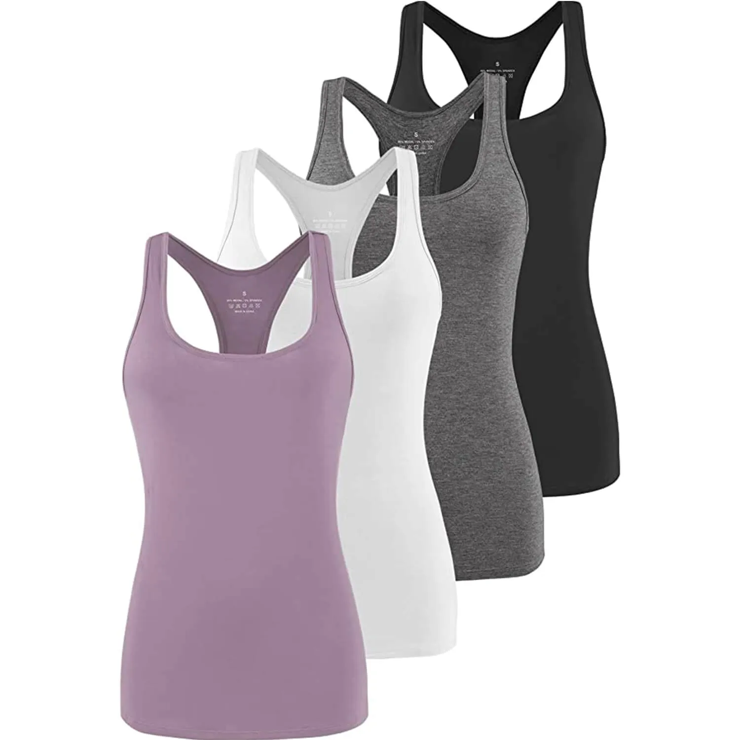 Women's Sports Racerback Exercise Shirts 04